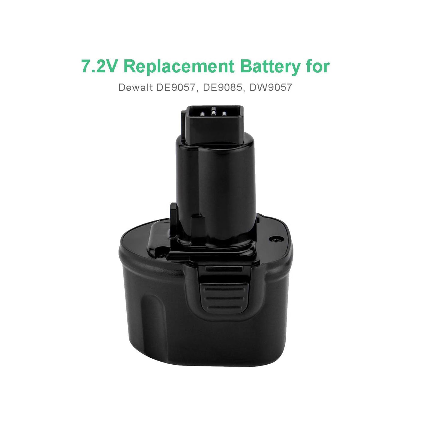 SHENTEC 2 Pack 3000mAh 7.2V Battery Compatible with Dewalt
