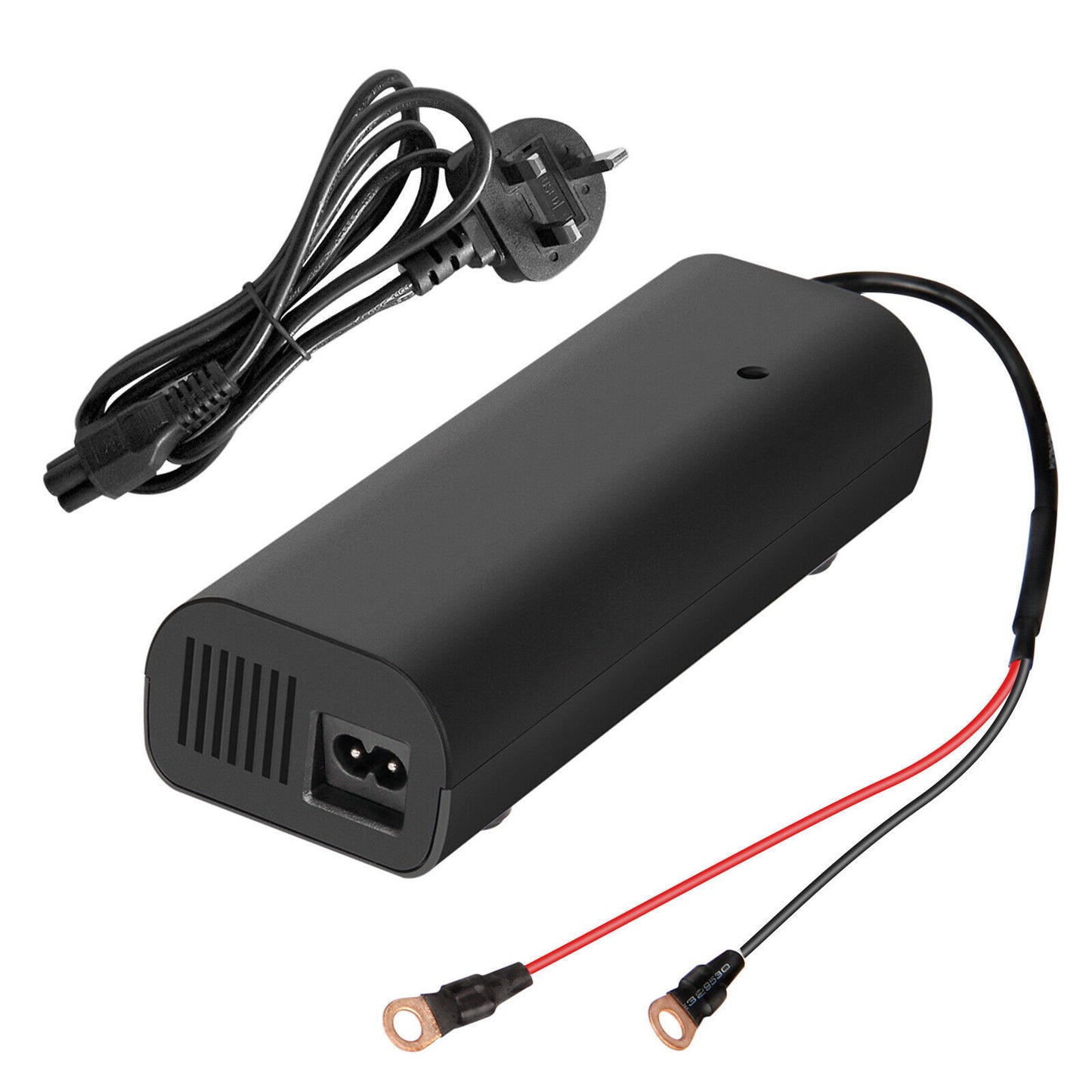 SHENTEC Caricabatterie LiFePO4 14,6V 20A per batterie al litio ferro fosfato da 12V con terminali M8 e pinze a coccodrillo