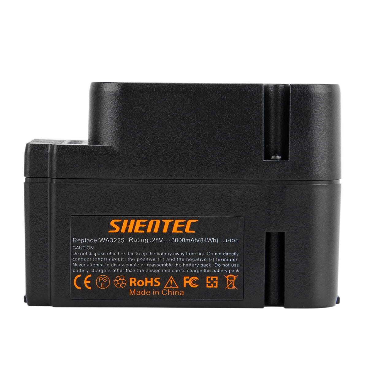 SHENTEC PLG Confezione da 2 Batteria Li-ion 3.0AH 28V per Worx WG790E WG754E WG794E WG755E WA3225 WA3565