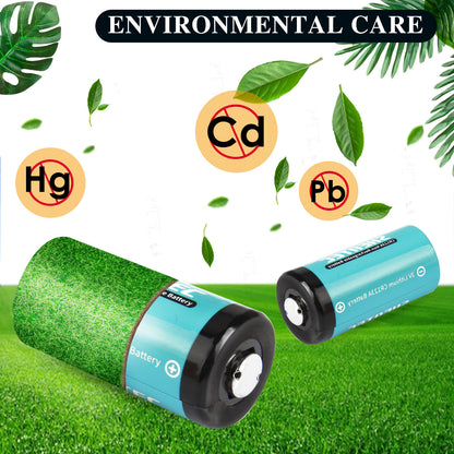 SHENTEC 20x Batterie al litio 3V 1600mAh 123 CR123 CR123A per fotocamera DL123A