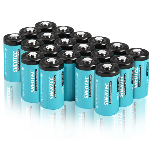 SHENTEC 20Pcs 1000mAh 3Volt CR-2 CR2 BATTERIE AL LITIO PER DR2R DLCR2 KCR2 CR17355