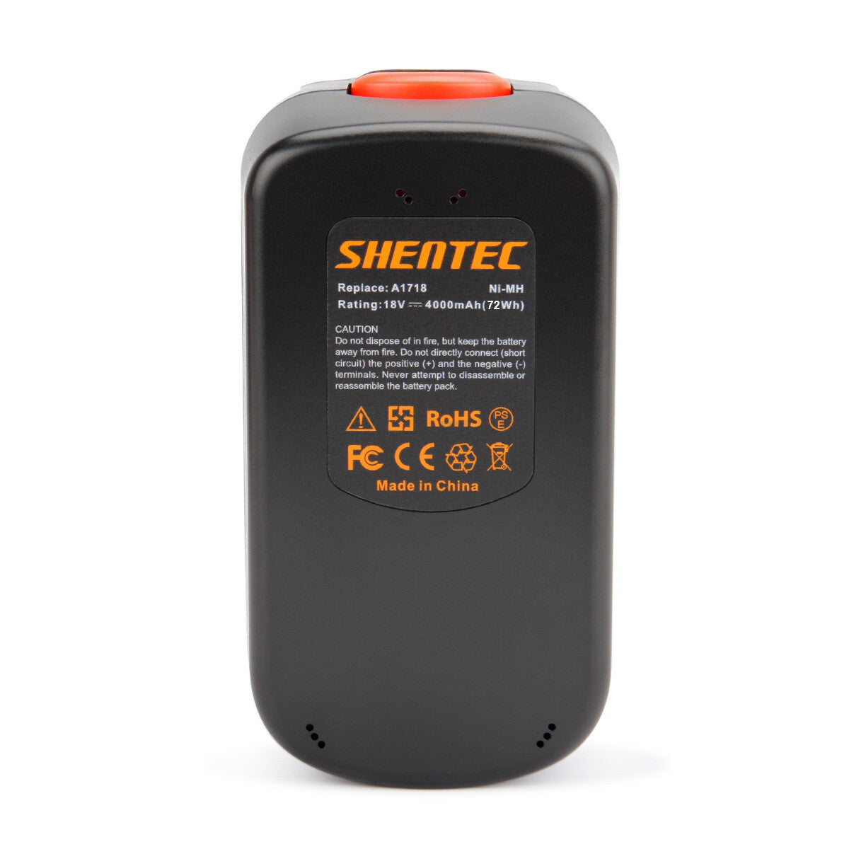 SHENTEC 2x Batteria Ni-MH 4000mAh Per Black Decker A18 A1718 HPB18 FSB18 FS18BX FS18FL