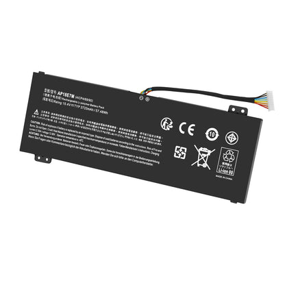 Batteria sostitutiva 57Wh 15.4V AP18E8M E7M 4ICP4/70/88 per Acer Nitro 7 AN715-51 AN515-52