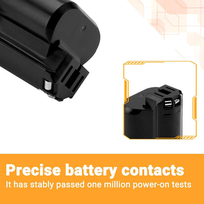 SHENTEC Batteria agli ioni di litio 3000ｍAh 12V compatibile con Dremel (Caricabatterie 12V incluso)