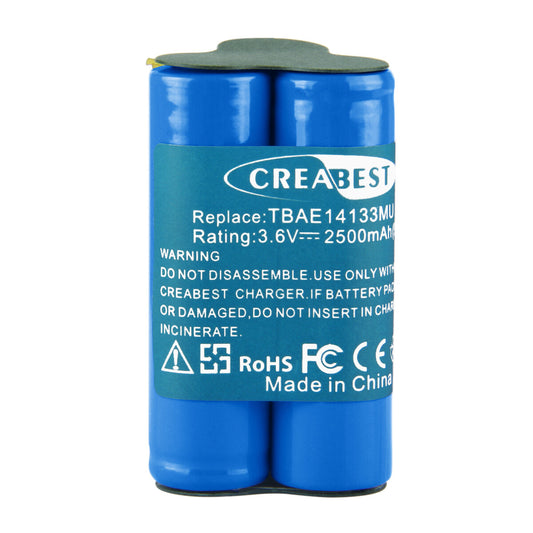 Batteria di ricambio Ni-MH 2.5Ah 3.6V per aspirapolvere portatile AEG Electrolux Junior Tipo TBAE14133M