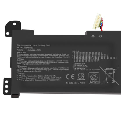 Batteria 42W B31Bi9H B31N1637 per ASUS VivoBook S510UQ X510UR-3B X510UN-1A X510UQ-3F
