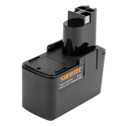 SHENTEC Batteria Ni-MH 12V 3.0AH per Bosch BAT011 H1214N 2607335054 2607335055 2607335071