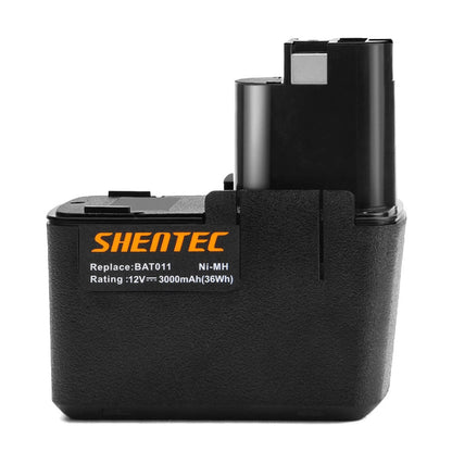 SHENTEC Batteria di ricambio Ni-MH 12V 4000mAh per Bosch BAT011 BH1214L BH1214H H1214N BH-1214