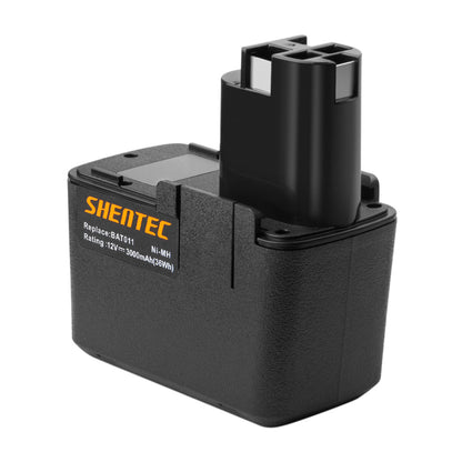 SHENTEC Batteria di ricambio Ni-MH 12V 4000mAh per Bosch BAT011 BH1214L BH1214H H1214N BH-1214