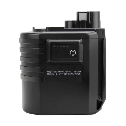 SHENTEC Batteria di ricambio Ni-MH 24V 4000mAH per Bosch 2607335082 0611260539 GBH24VRE