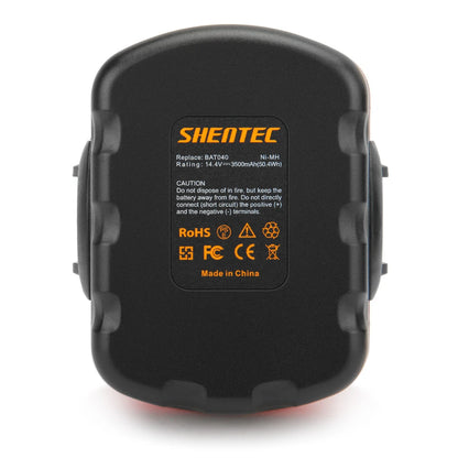 SHENTEC Batteria Ni-MH 14.4V 3500mAh per Bosch BAT038 BAT040 PSR