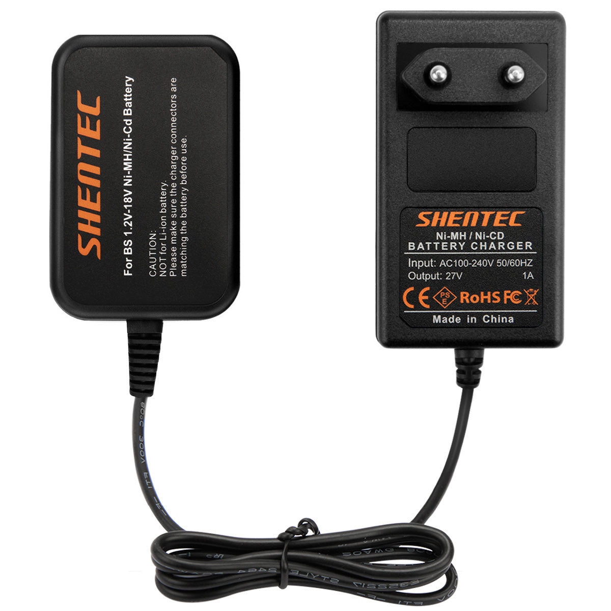 SHENTEC Kit 2 batterie + caricabatterie 14,4V per Bosch BAT040 BAT140 BAT038 2607335276