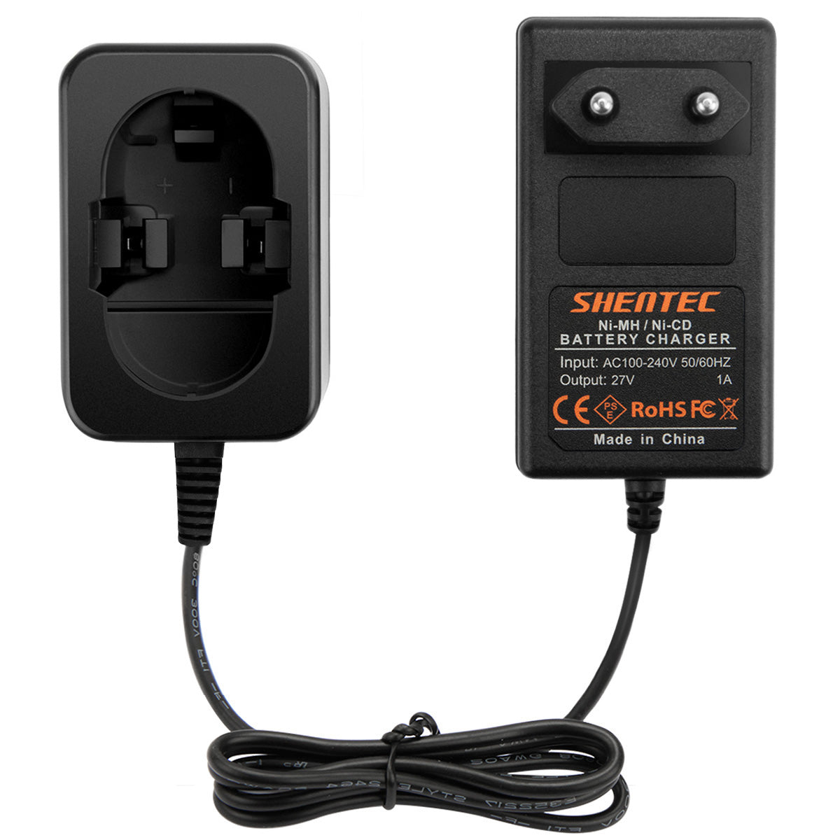 SHENTEC Kit 2 batterie + caricabatterie 14,4V per Bosch BAT040 BAT140 BAT038 2607335276