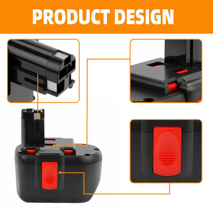 Batteria SHENTEC Ni-MH 24V 4Ah per Bosch BAT240 BAT299 BAT030 BAT031 GBH24VF