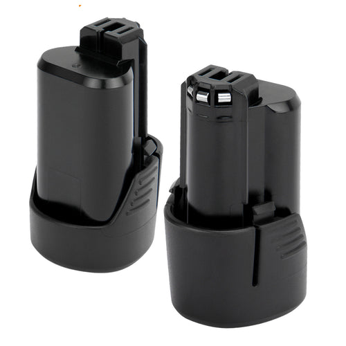 SHENTEC 2X 3.0AH 10.8V Batteria di ricambio Li-ion per Bosch BAT411 BAT413 GSR GDR GWI GSA GMF