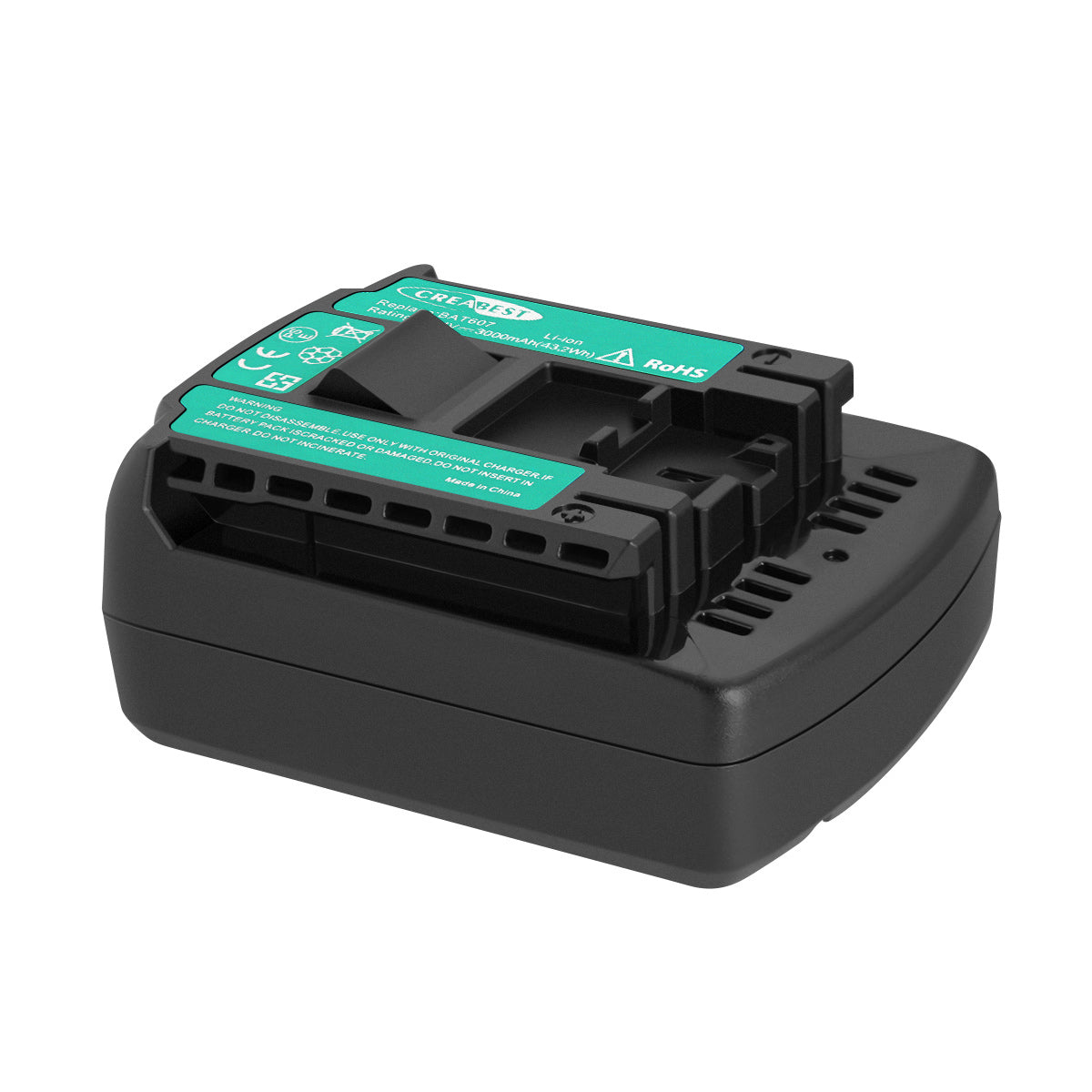SHENTEC Batteria di ricambio Li-ion 14.4V 3500mAh per Bosch BAT607G BAT607 BAT614G 2607336318 2607336150