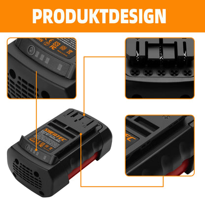SHENTEC Batteria Li-ion 5.0AH 36V per Bosch BAT810 BAT818 BAT840 GSR GSB