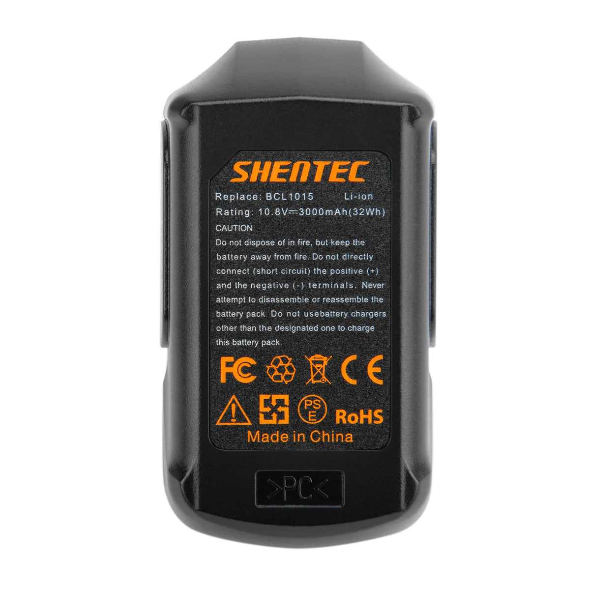 SHENTEC batteria Li-ion .0Ah 10.8V per Hitachi BCL1015 BCL1030 FCR10DL DB10DL 329370 329369