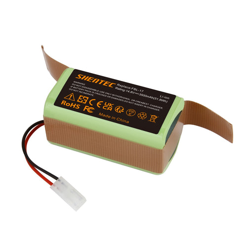 SHENTEC Batteria 14.8V 3.5Ah per Bissell EV675,2503, 2933, 2859, 3115,Bob Sweep WJ540011