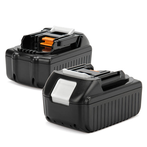 SHENTEC 2X 18V 6Ah Batteria di ricambio agli ioni di litio per Makita BL1830 BL1840 BL1850 BL1860 194230-4 194205-3