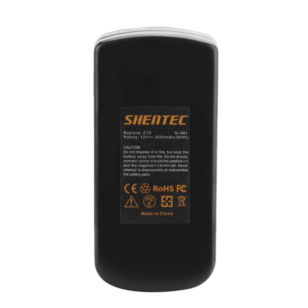 SHENTEC Batteria Ni-MH 3.5Ah 12V per Festool C12 C12LI T12+3 BPC12 BPS12C BPS12S