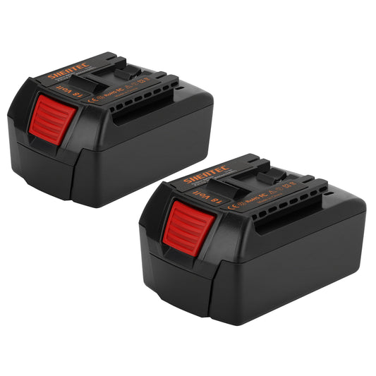SHENTEC 2X Batteria Li-Ion 18V 6Ah per BOSCH GDR GSR GSB GWS GBH GDS BAT618 BAT609 CCS CRS