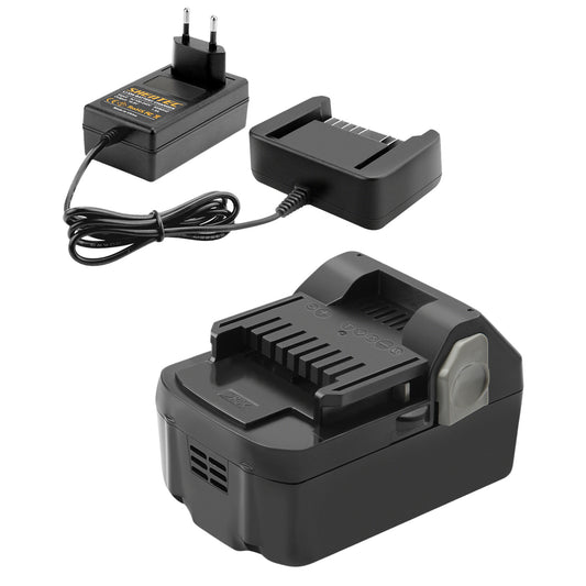 Caricabatterie sostitutivo SHENTEC 14.4V 6000mAh per Hitachi BSL1415 BSL1430 329877 329901