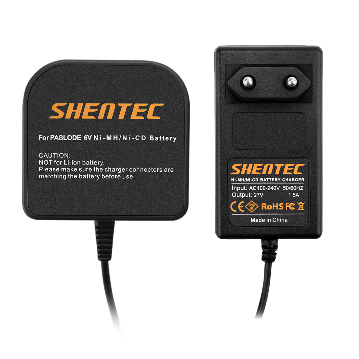 SHENTEC Caricabatterie per batteria Ni-MH 6V per Paslode 404717 404400 900400 900420 900421 900600