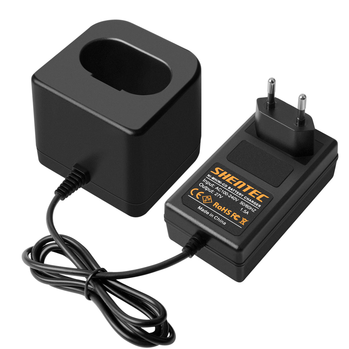 SHENTEC Caricabatterie per batteria Ni-MH 6V per Paslode 404717 404400 900400 900420 900421 900600