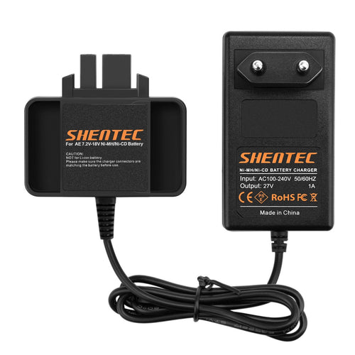 SHENTEC Caricabatterie per Milwaukee AEG B9.6 BX9.6 BXS9.6 MX9.6 4 932 366 429