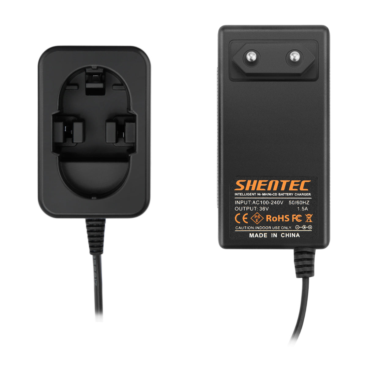 Caricabatterie SHENTEC 7.2V-24V Ni-MH/CD per Bosch BAT040 BAT045 BAT240 GDS GSR GS PSB