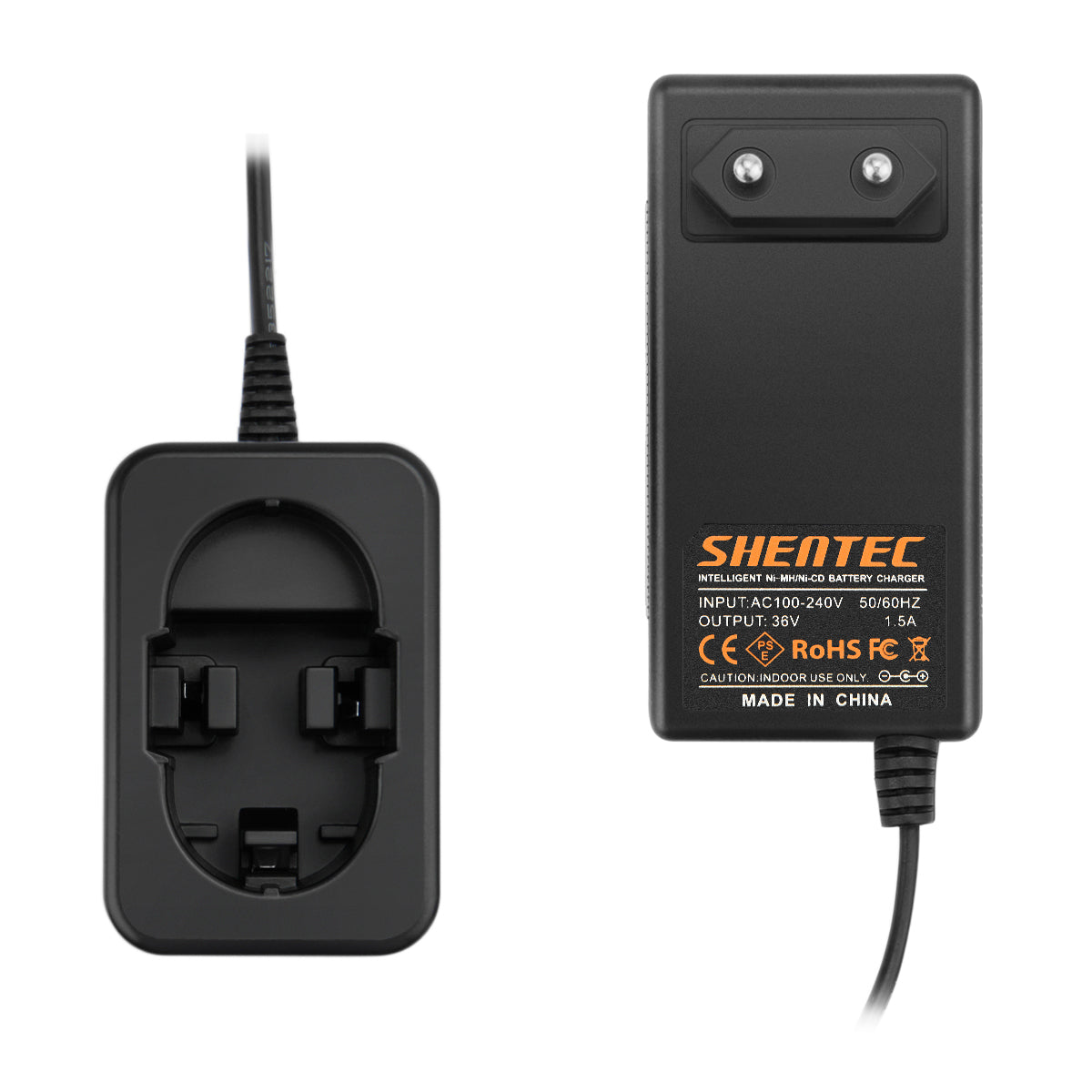 Caricabatterie SHENTEC 7.2V-24V Ni-MH/CD per Bosch BAT040 BAT045 BAT240 GDS GSR GS PSB