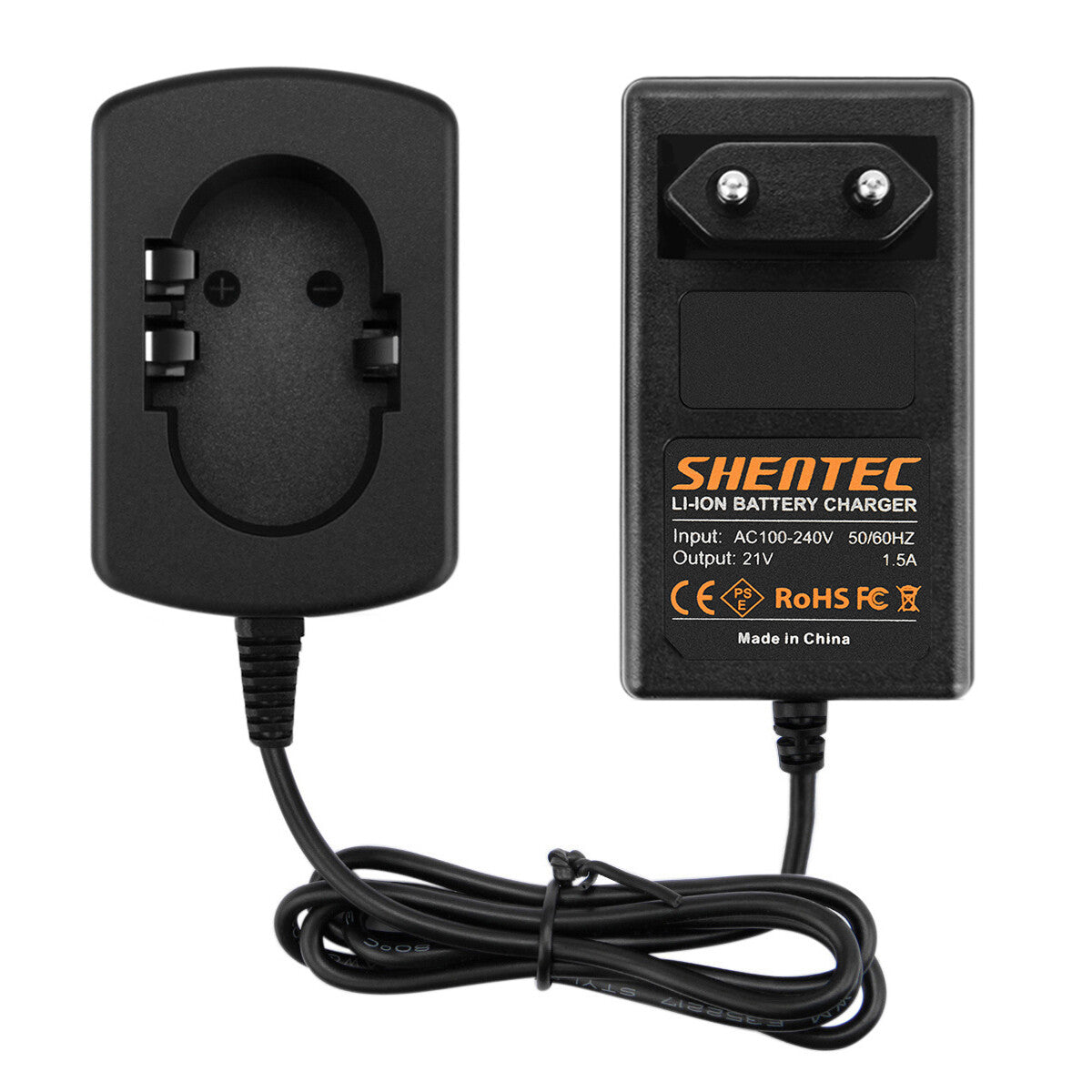 Caricabatterie Li-ion SHENTEC per Hitachi 18V BCL1815 BCL1830 327730 327731 DS 18DMR