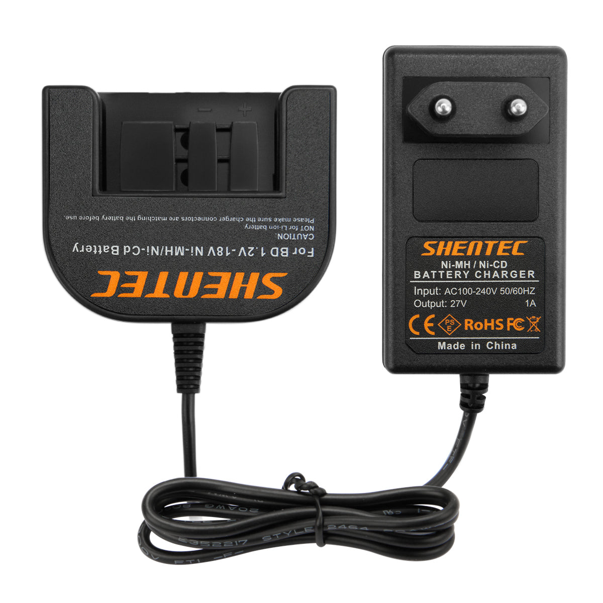 SHENTEC CARICABATTERIE Ni-MH 9.6V-18V PER BLACK DECKER A12 A1712 FSB12 HPB12 B-8315 FS120B