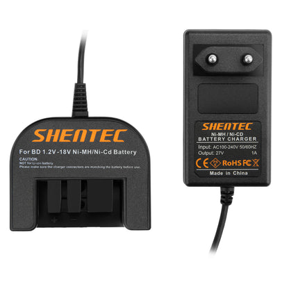 SHENTEC CARICABATTERIE Ni-MH 9.6V-18V PER BLACK DECKER A12 A1712 FSB12 HPB12 B-8315 FS120B