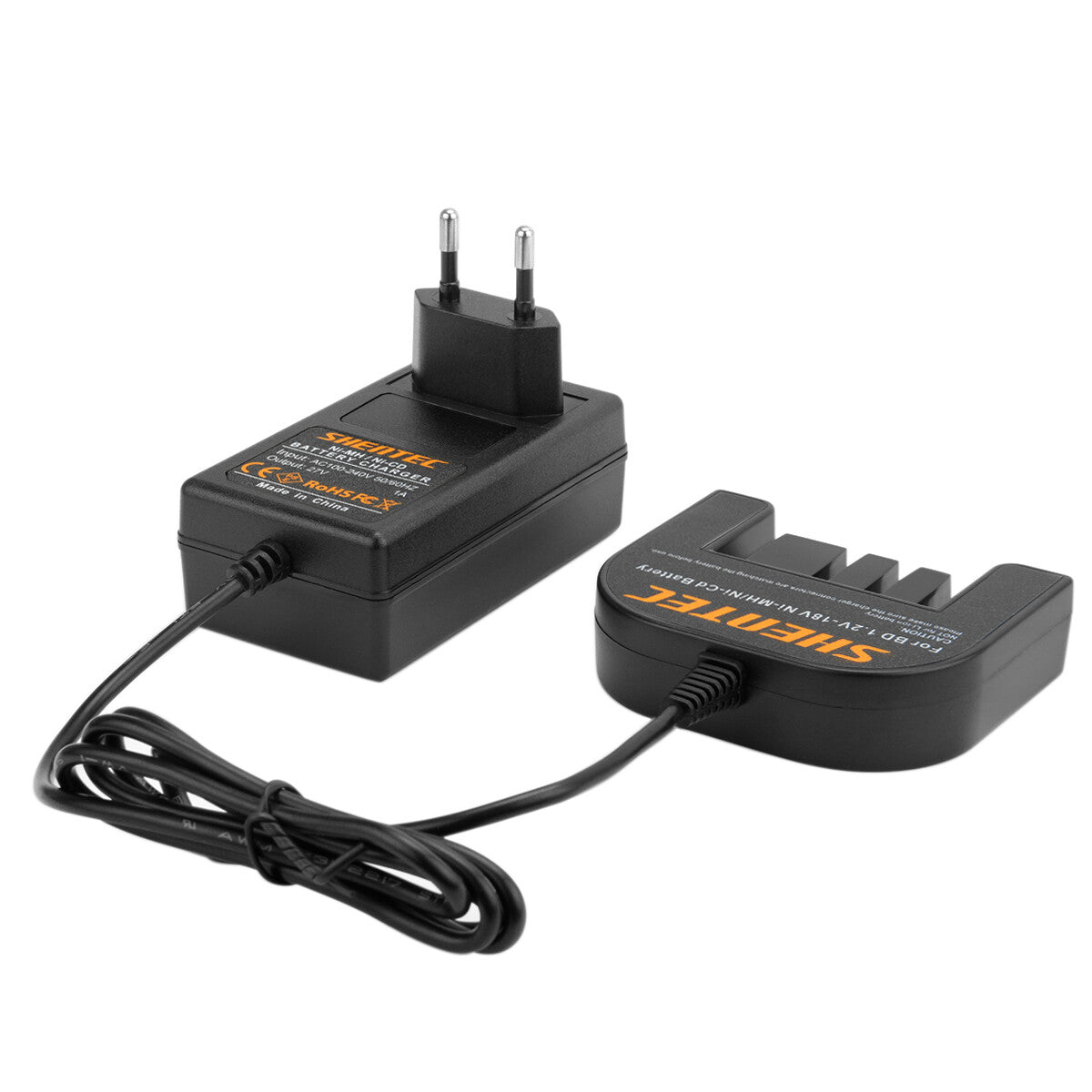 SHENTEC CARICABATTERIE Ni-MH 9.6V-18V PER BLACK DECKER A12 A1712 FSB12 HPB12 B-8315 FS120B