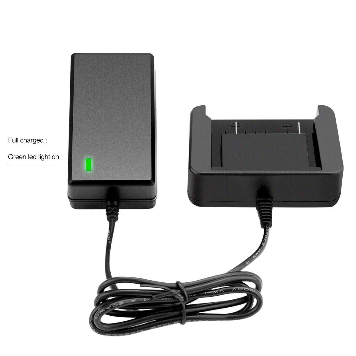 SHENTEC Caricabatterie per batteria Li-ion 18V per Hitachi BSL1815 BSL1830 330068 330557 330067
