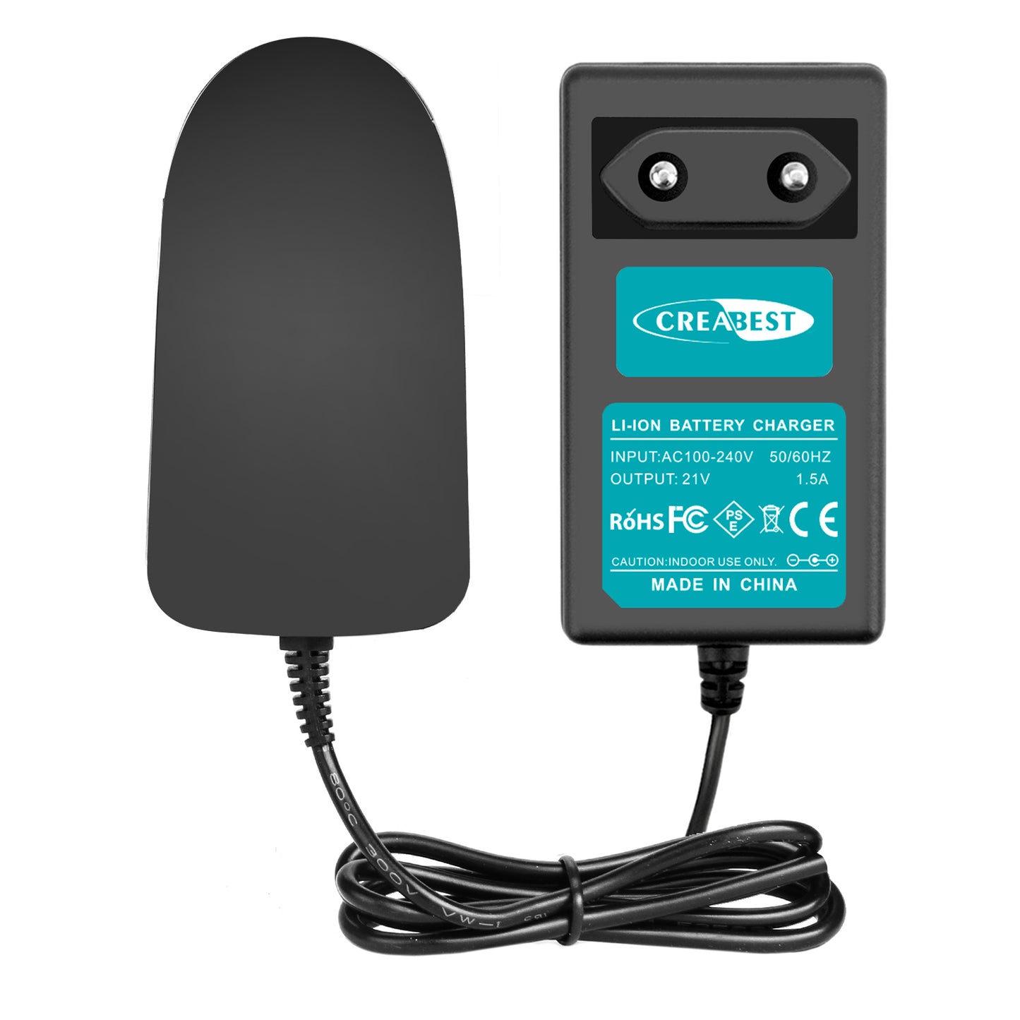 SHENTEC caricabatterie Li-ion 18V per Bosch PST 18 LI PSB 18 LI-2 1600Z00000 1600Z0003U