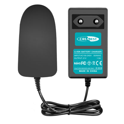 SHENTEC caricabatterie Li-ion 18V per Bosch PST 18 LI PSB 18 LI-2 1600Z00000 1600Z0003U
