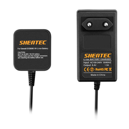 Caricabatterie SHENTEC 7.2V Li-ion per Dewalt DCB080 DCF680N1 DCF682 DCF680G2 DW4390