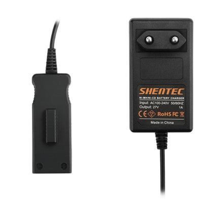 SHENTEC Caricabatterie 18V Ni-MH/Ni-CD per Gardena Turbotrimmer SmallCut 300 648872 8834-20