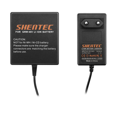 SHENTEC CARICATORE BATTERIE AL LITIO 40V PER GREENWORKS 29472 29282 24322 25302 G-MAX