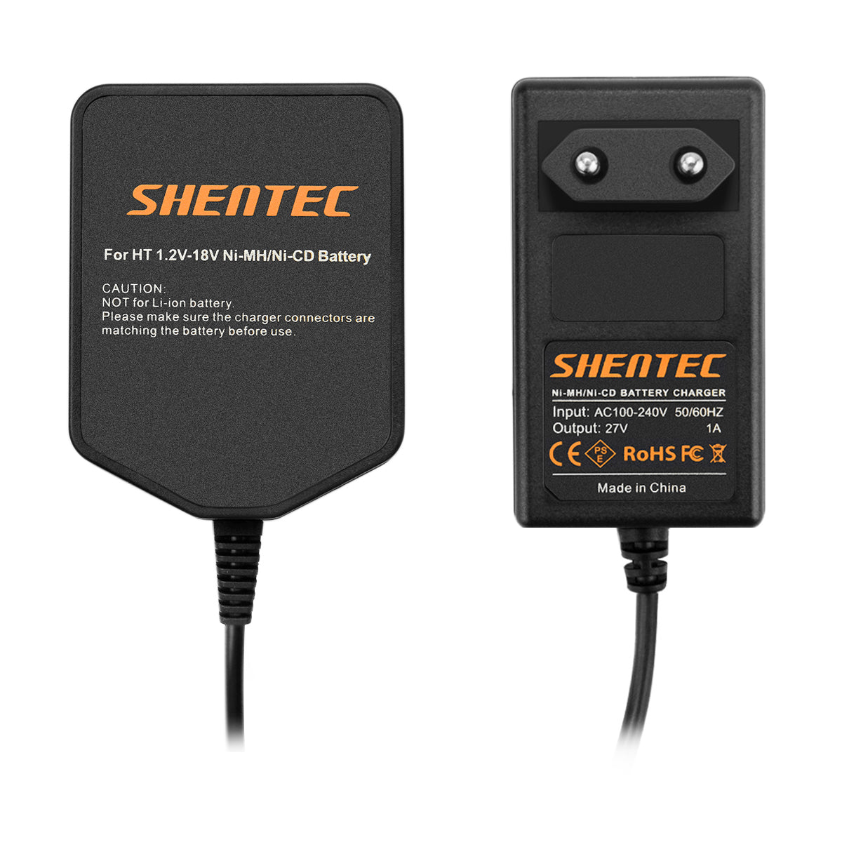 SHENTEC Caricabatterie per Hitachi EB1214L EB1220BL EB1222HL EB1230HL EB1233X EB1226HL