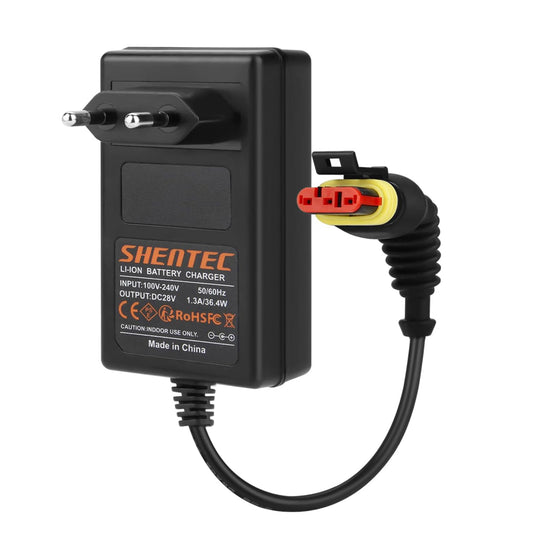 SHENTEC 28V 1.3A Battery Charger For Husqvarna Automower 105 305 310 Mark II 315 Mark II, 315 Mark II, Robot Lawnmower