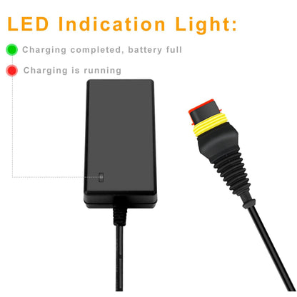 SHENTEC Caricabatterie 28V 1.3A per Husqvarna Automower 105 305 310 Mark II 315 Mark II, 315 Mark II, Robot tosaerba