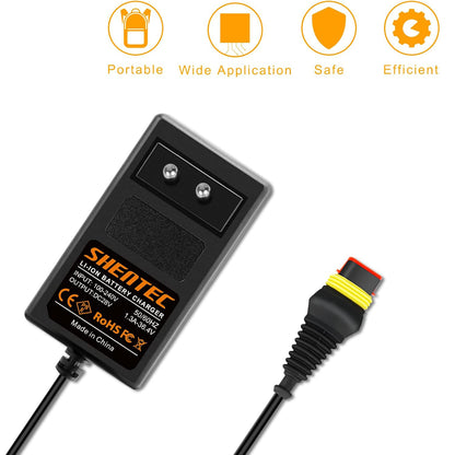 SHENTEC Caricabatterie 28V 1.3A per Husqvarna Automower 105 305 310 Mark II 315 Mark II, 315 Mark II, Robot tosaerba