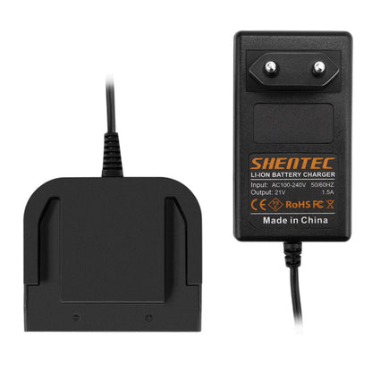 SHENTEC Caricabatterie agli ioni di litio 18V per AEG M1830R B1820R L1815R B1830R BUS18X B1814G BX18