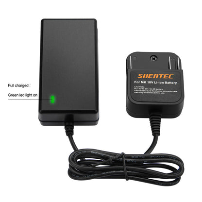 Caricabatterie per batterie Li-ion SHENTEC per Makita BL1830 LXT400 BL1815 BL1840 194205-3 BL1850