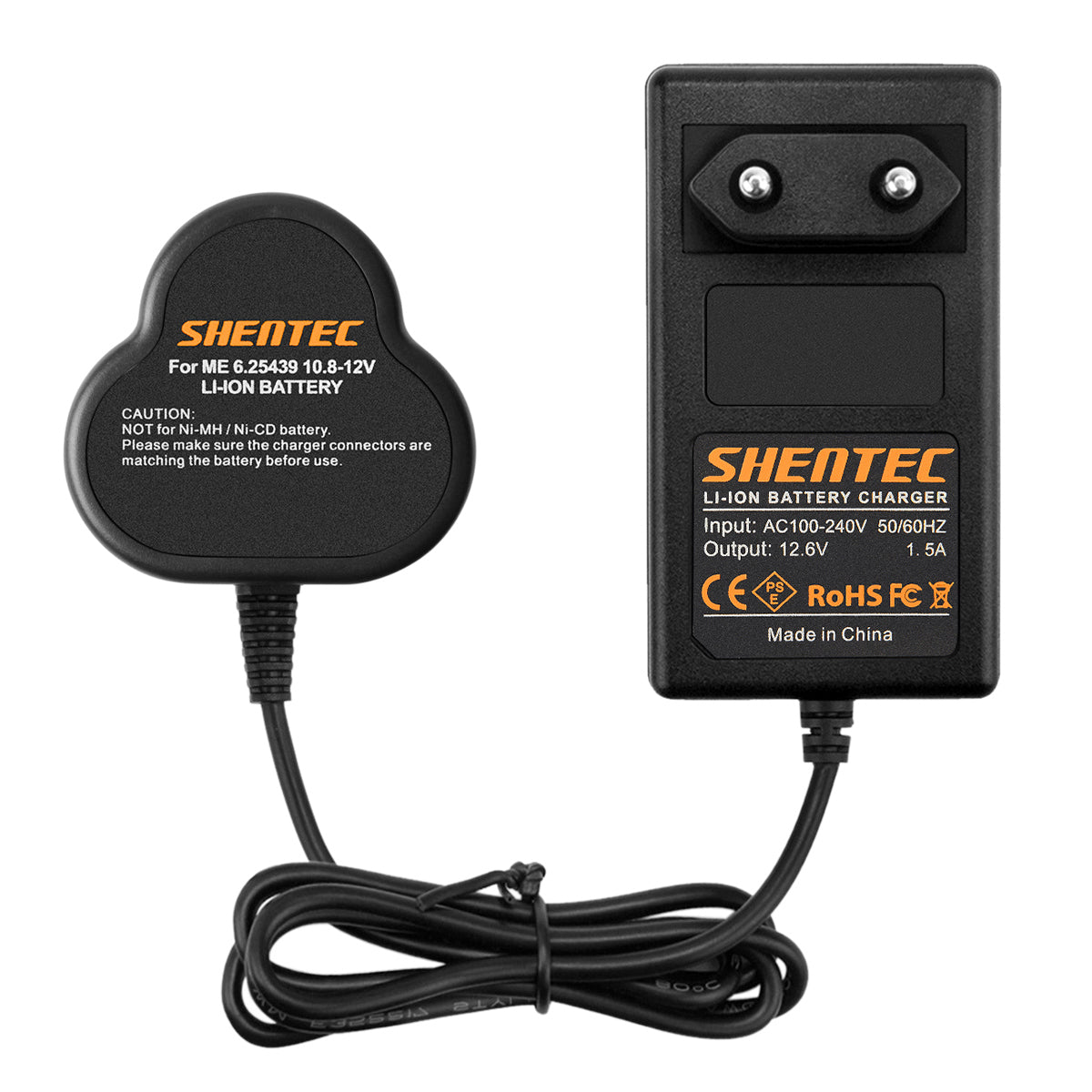 SHENTEC Batteria Li-ion 10.8V per Metabo 6.25438 6.25439 PowerImpact 12 Powermaxx