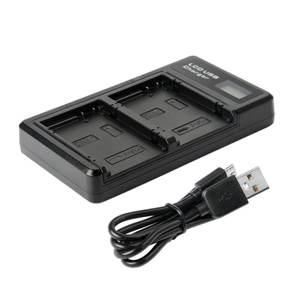 SHENTEC 2x BATTERIA LP-E8 + CARICABATTERIE DOPPIO PER CANON EOS 550D 600D 650D 700D KISS T2I X4 X5